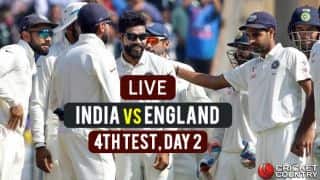 Live Cricket Score India vs England, 4th Test Day 2 at Mumbai; Vijay, Pujara stitch another century stand